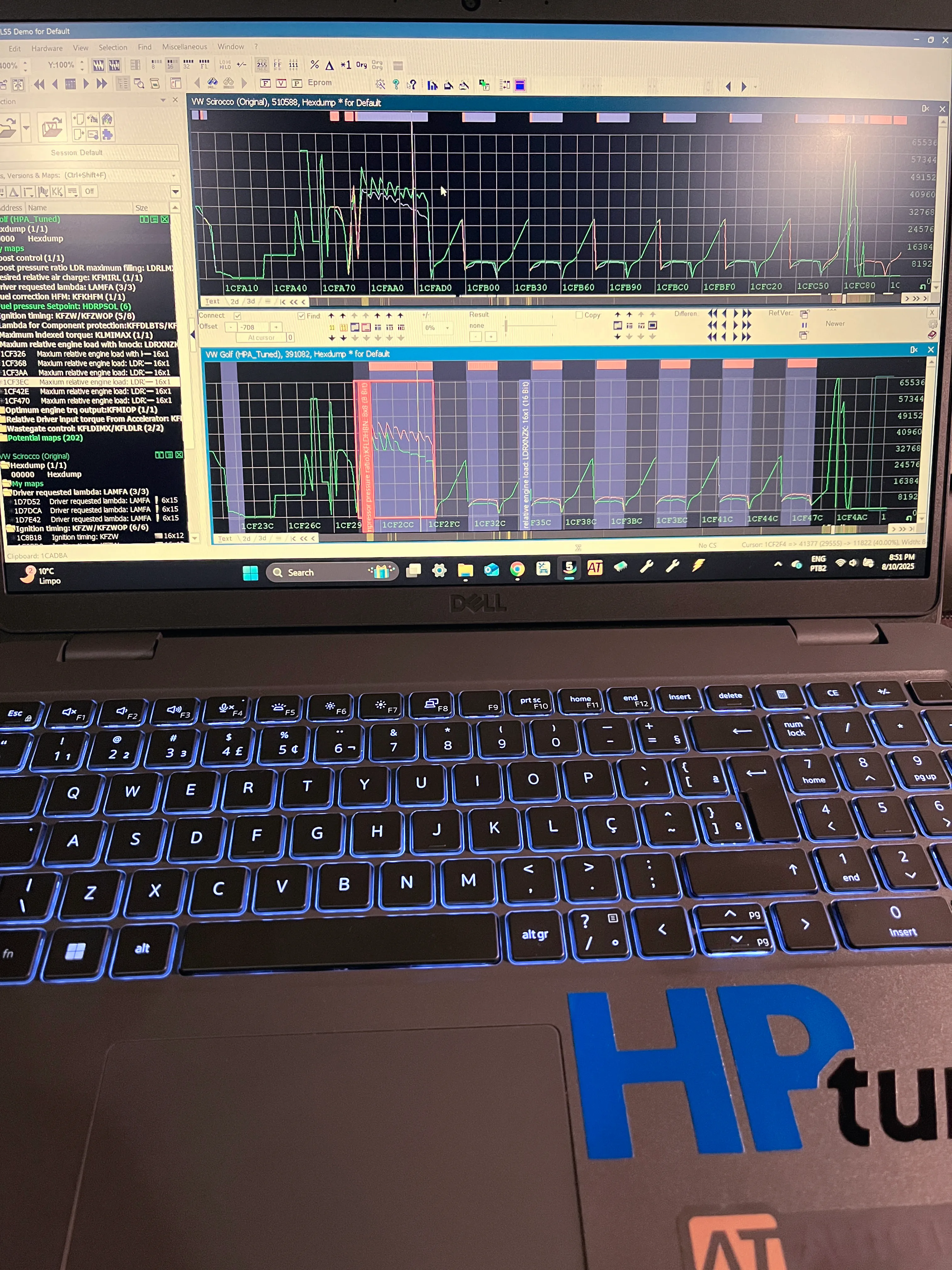 Remapeamento de ECU OEM+ em Curitiba e Pinhais com análise de telemetria