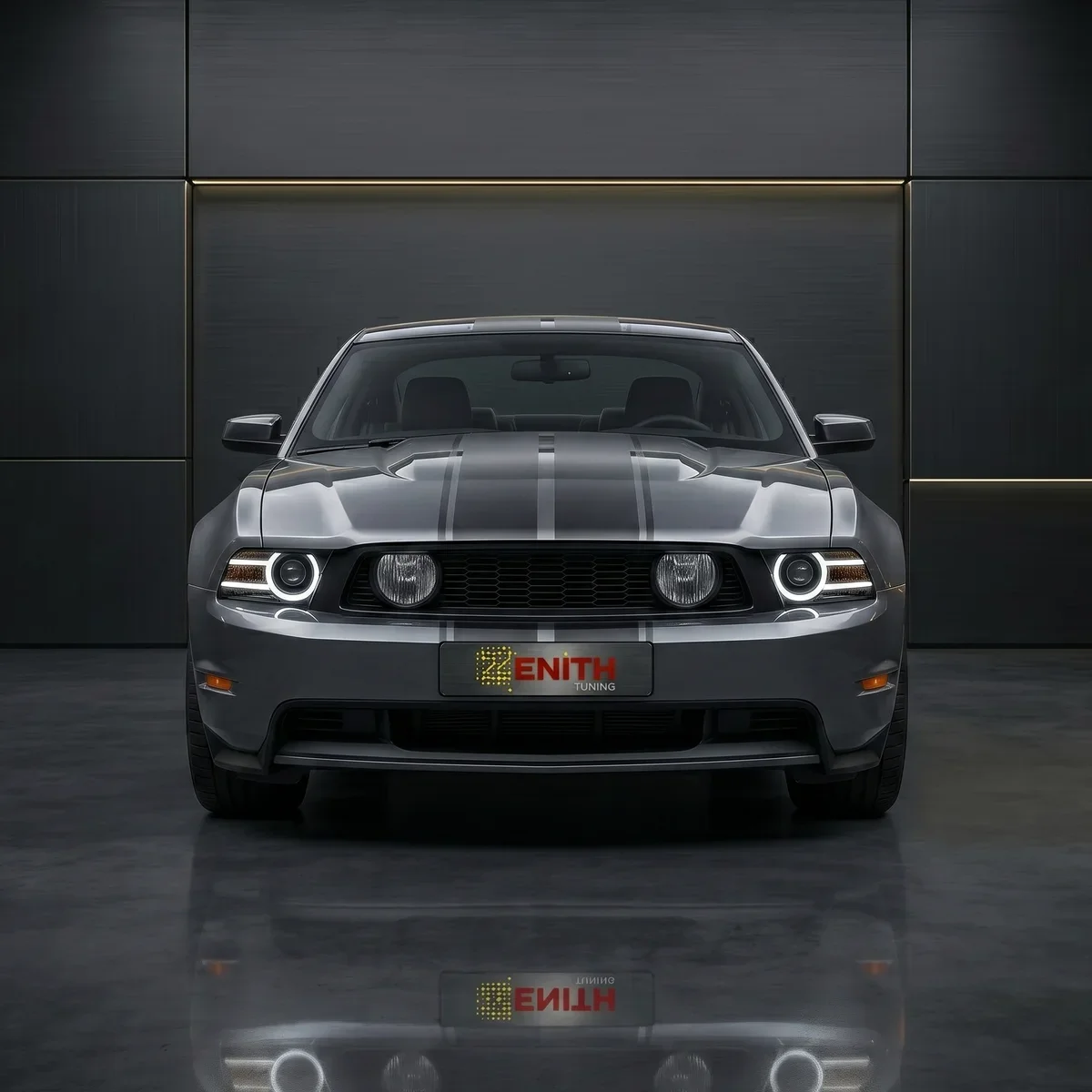 Ford Mustang GT  preparado pela Zenith Performance em Curitiba e Pinhais - Remap de precisão